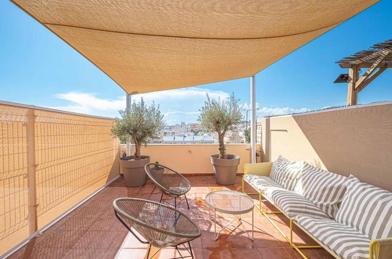 Апартаменты Malaga Centro Terraza Rosaleda Экстерьер фото